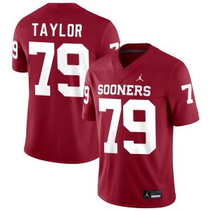Men Jake Taylor Crimson Boomer Sooner #79 NCAA Jersey 677723-513