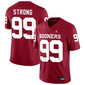 Men Markus Strong Crimson OU #99 High School Jerseys 563805-984