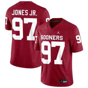 Men Marvin Jones Jr. Crimson Boomer Sooner #97 Alumni Jersey 624036-287