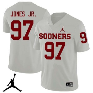 Men Marvin Jones Jr. White Boomer Sooner #97 Alumni Jersey 393881-553