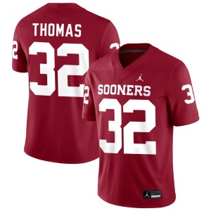 Men R Mason Thomas Crimson Oklahoma #32 2025 Jerseys 965158-458