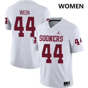 Women Taylor Wein White Boomer Sooner #44 Limited Jersey 724334-671