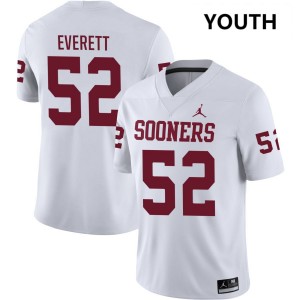 Youth Troy Everett White OU #52 Alumni Jerseys 341408-700