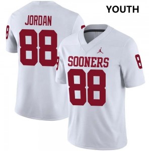 Youth Jacob Jordan White OU #88 Limited Jersey 204969-489